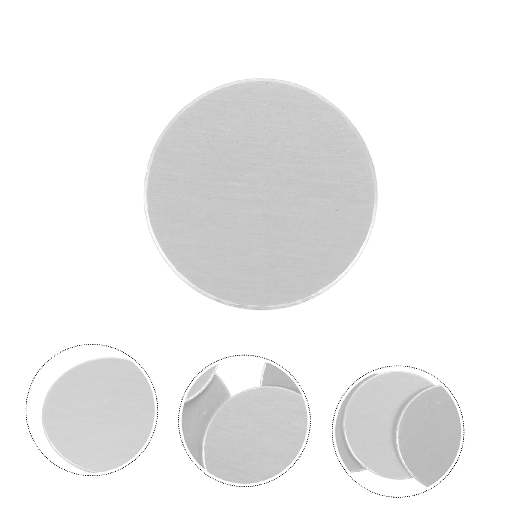 Baluue 5 Sets Aluminiumfoliendichtung Für Flaschenbehälter Foliendichtungskissen Flaschendeckel Folieneinlagen Auslaufsicher Robust 500 Stück * 5