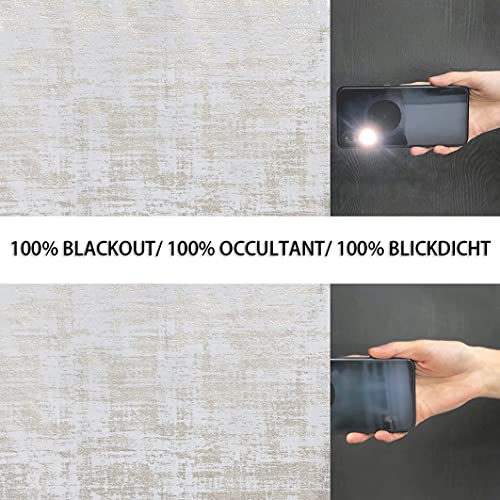 Rideau occultant velours doré always4u haut de gamme isolant