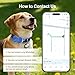Guardtix GPS Tracker for Dogs & Cats Pet GPS Location Tracker with Smart Alerts & Location History Geo-Fence Real-Time Waterproof iOS & Android Subscription Required （5-Day Free Trial）