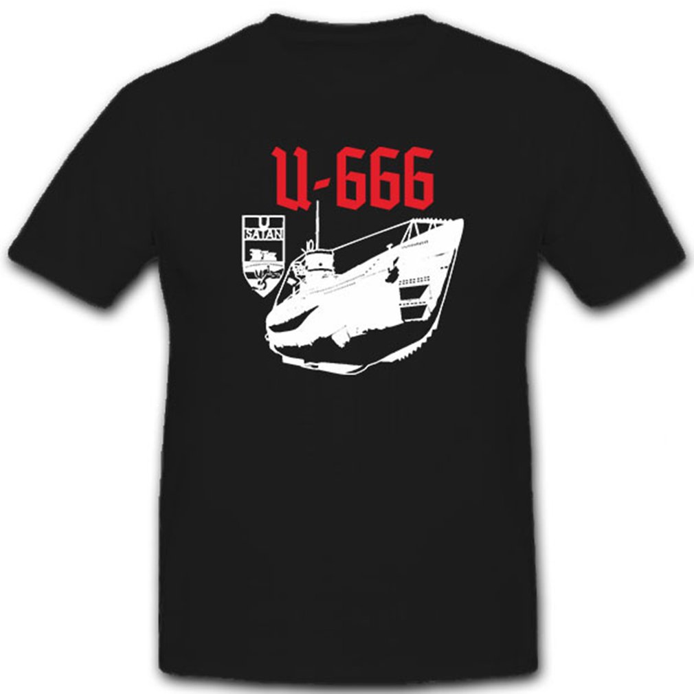 T-Shirt Sous-Marin Type VIIC Coton Confortable Noir M - 3