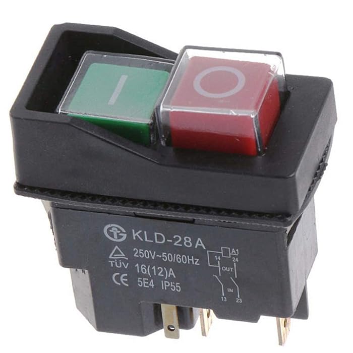 Buy Waterproof Pushbutton Switch KLD28 KLD28A Safety Switch for