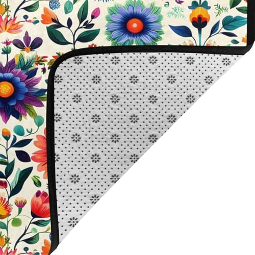 Tapis lavable et antidérapant grand format pour salle à manger - 5