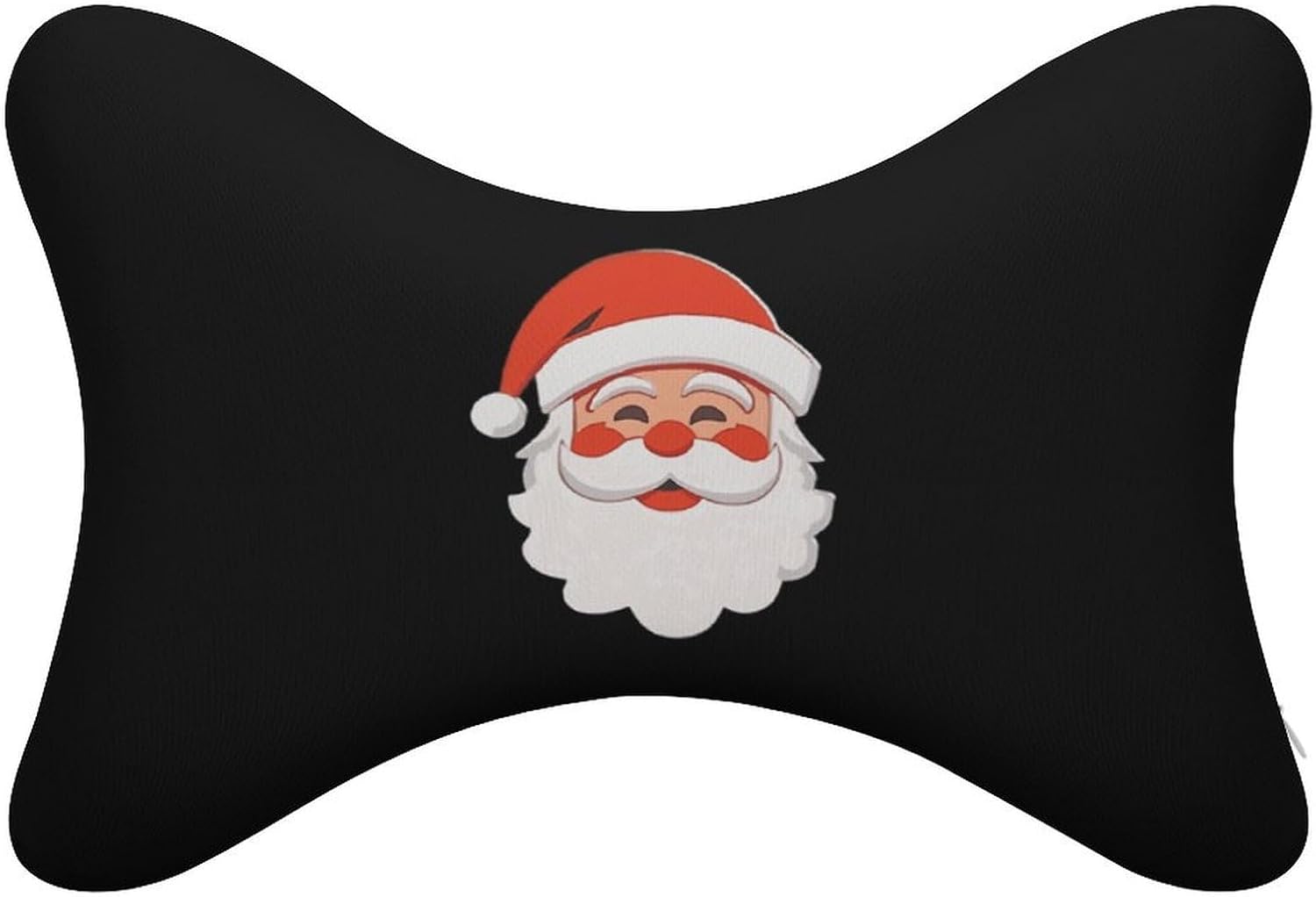 Santa Christmas Day 2 Pack Car Neck Pillow Car Headrest Soft Car Pillow for Most Cars