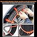 OCIIQM 20 Pcs Car Winter Tire Snow Chains for Honda HR-V EV 2025, Adjustable Emergency Traction Aid Universal Snow Tire Chains Cable Tie Protection Accessories