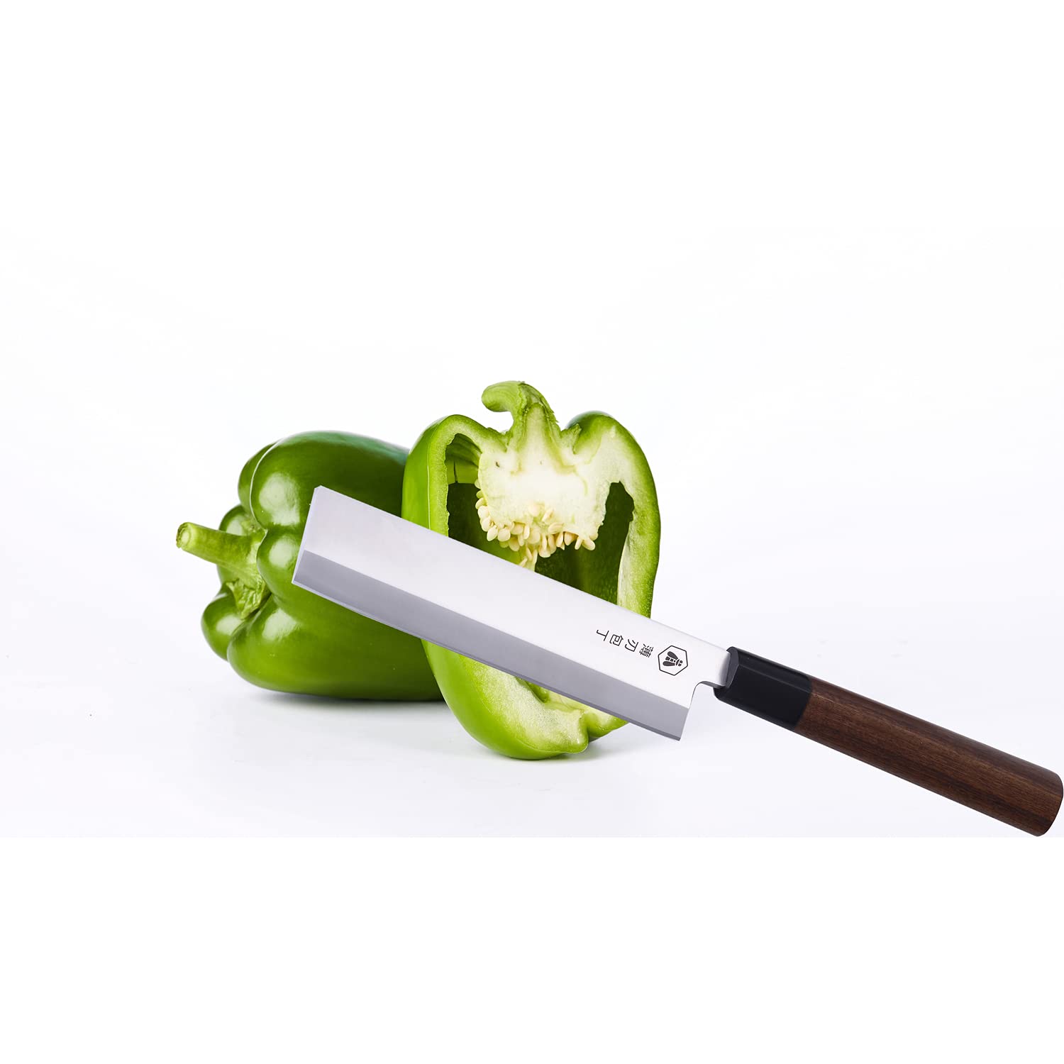 LAGUIOLE - Coffret de Couteaux de Cuisine Japonais Acier Inoxydable Découpe - Santal Rouge - Marron