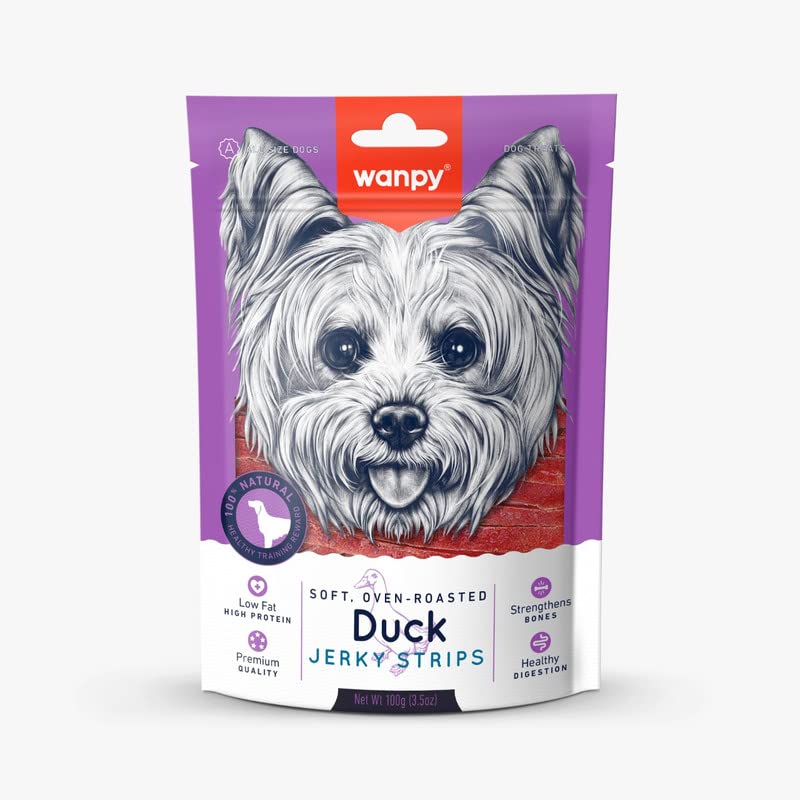 Wanpy Soft Oven - Roasted Duck Jerky Strips (Pack of 3) Sold by DogsNCats (B0BHT73GWG) Amazon Price History, Amazon Price Tracker