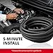 EVIL ENERGY 6AN Fuel Line Kit with LS Swap Fuel Filter Regulator 58PSI 6AN CPE Hose Braided Fuel Line Fitting Kit 20FT