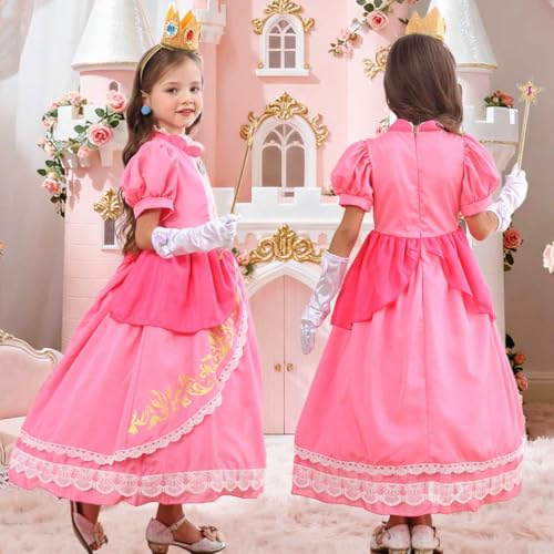 Disfraz rosa para niñas para Halloween y Carnaval miniatura 4