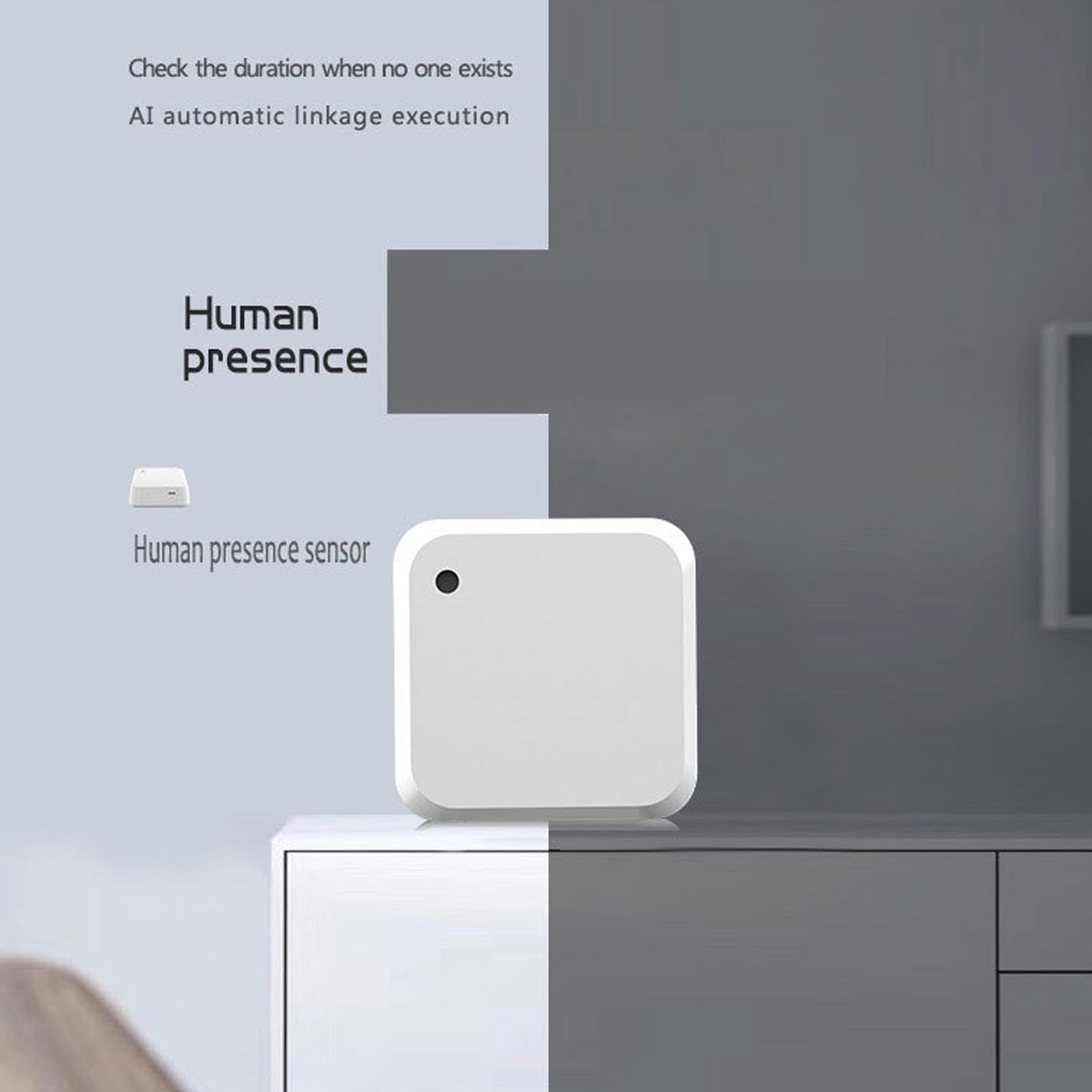 Sensor de Presencia Humana para la aplicación Tuya, Detector de ocupación de Movimiento WiFi