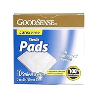 Algopix Similar Product 7 - Goodsense Sterile Pads, Blue, 10 Count