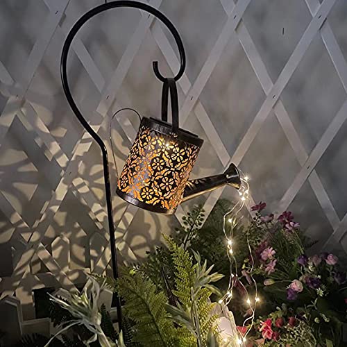 Arrosoir solaire avec lumières LED lanterne luciole étanche IP44 pour jardin