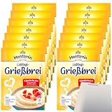 usy Bundle für Mondamin Grießbrei klassischer Art VPE (14x89g Karton) + usy Block