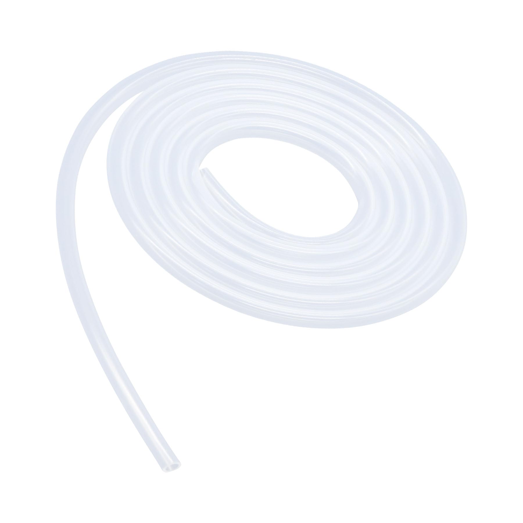 iMeistek 3mm ID x 5mm OD Silicone Tube 4.5m, Clear Flexible Food Grade Hose Air Water Pipe for Pump Transfer,Aquarium