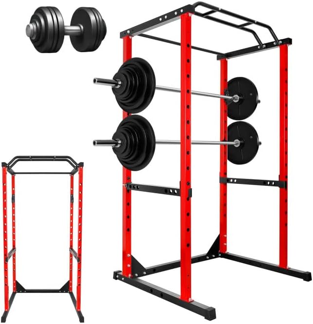 Generic Generic Power Cage – 1200LB Capacity with Dip Handles & Dual Pulley System