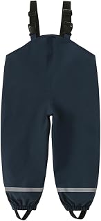 2025 Mono Niño,Petos Sin Mangas con Tirantes Ajustables Pantalones Impermeables de Una Pieza con Bolsillo Color Sólido Pvc Traje de Vadeo para Niñas y Niños Ropa Impermeable 2-8 Años