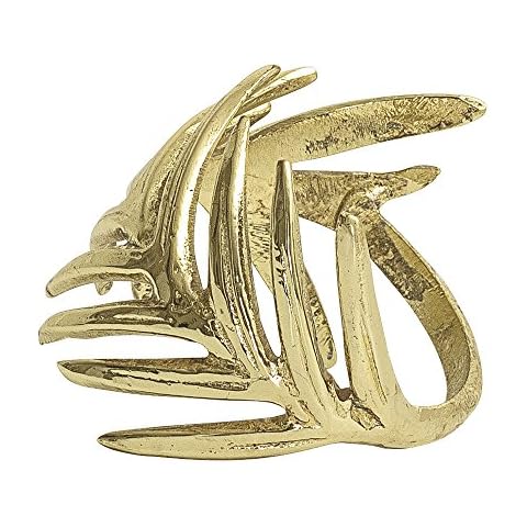 Bloomingville Anillo de servilleta de aluminio dorado Cover