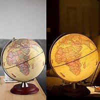 Little Experimenter Illuminated World Globe For Kids With Stand
