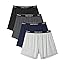 D2, Black/Dark Blue/Dark Gray/Heather Light Gray