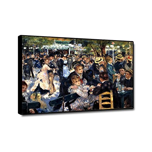 Posters Sur Toile Impression de Haute Qualité Renoir Bal au Moulin Rouge Grand Format