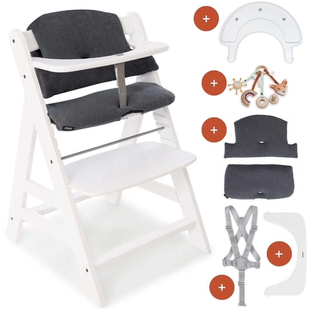 Hauck Tavola Attività Per Seggiolone - Giochi In Legno FSC, Per Bambini Da 10 Mesi - Foto 2