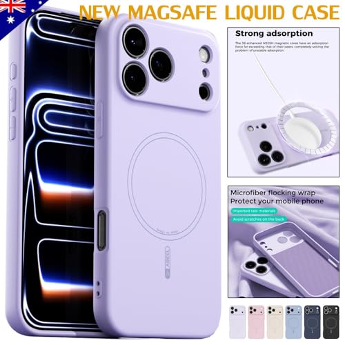 Coque rigide pour iPhone 14 en silicone magnétique de haute précision antichoc noire - 2