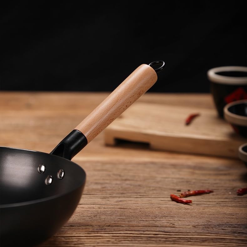 Wok con Fondo Plano 32 cm miniatura 4
