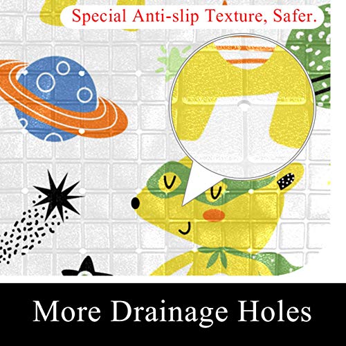 Tapis de bain baignoire sécurisé pour tout-petits avec ventouses