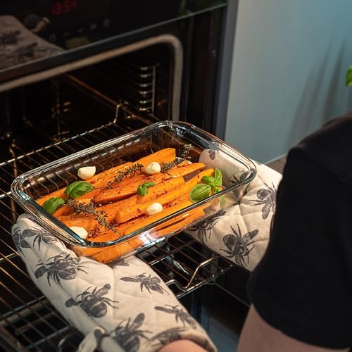 KADAX Auflaufform Set aus hitzebeständigem Glas, 3-teilig (1L, 1.5L, 2.2L), Ofenfeste Glasformen zum Backen, Kochen und Servieren… – Ansicht 5