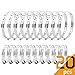 MIKKUPPA Stainless Steel CV Boot Clamp, 20 Pack