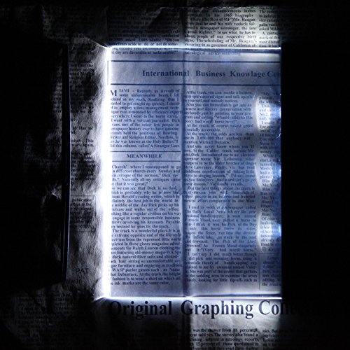 Image of LED Lightwedge Reading Lamp Night Flat Plate Portable Panel Book Light for Reading