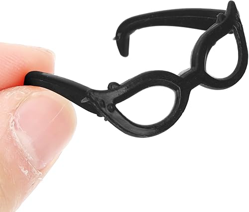 Miniatura 3 de Abaodam 100 lentes de muñeca para casa de muñecas, gafas de disfraz de muñeca, gafas de sol para muñeca, gafas de vestir, gafas de casa de muñecas,