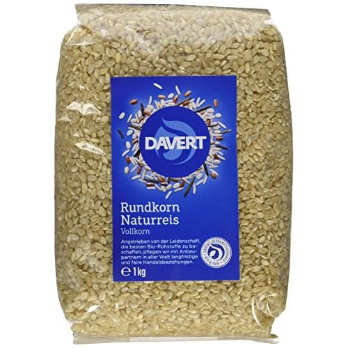 Davert Naturreis rundkorn, 4er Pack (4 x 1 kg) - Bio