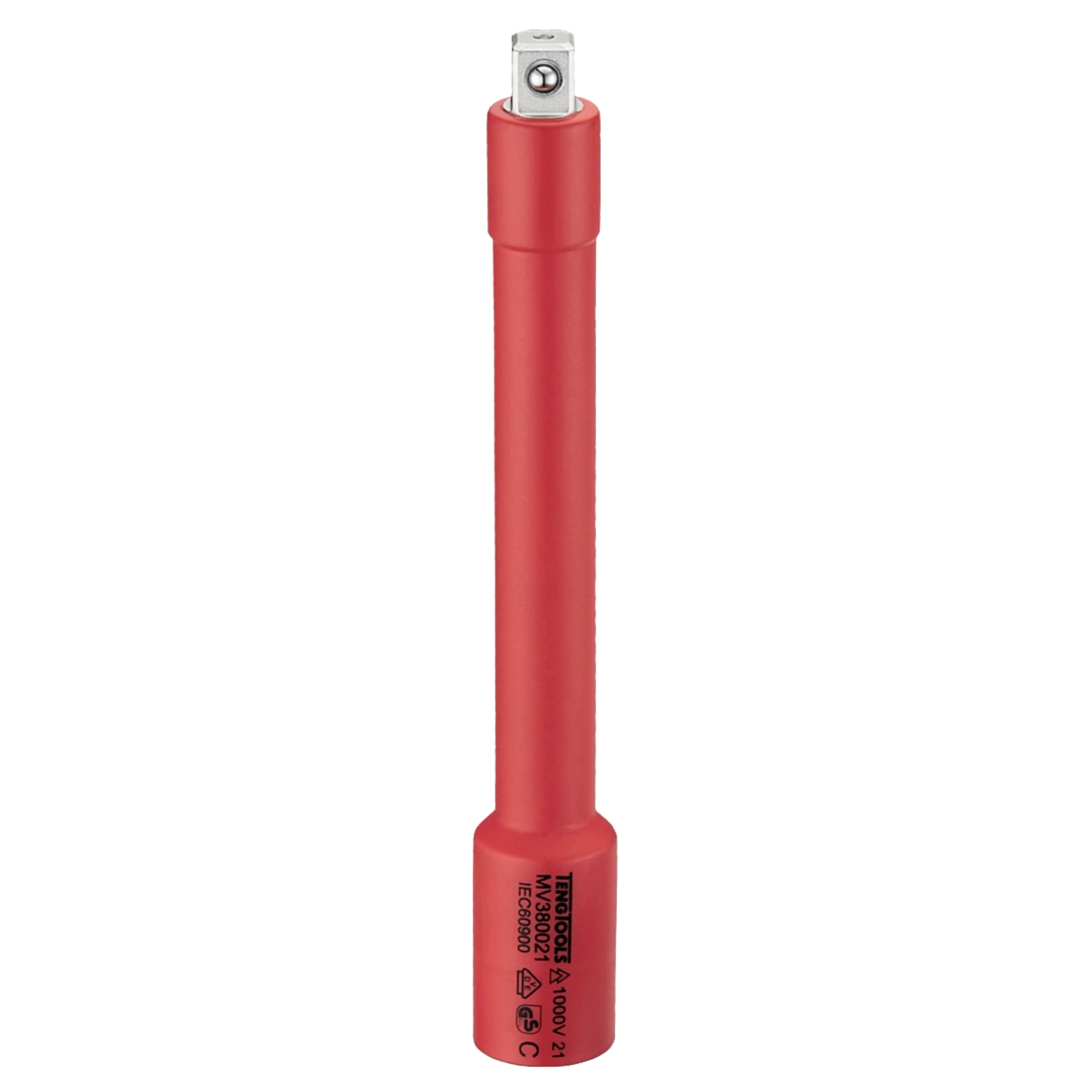 Teng Tools 3/8 Inch Drive 6 Inch Long 1000 Volt Vde Insulated Extension Bar | Electricians Tool | Insulated Tool | Electrical Tool | Socket Extension - Mv380021