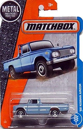 Matchbox 2017 MBX Adventure City '62 Nissan Junior 7125, azul claro