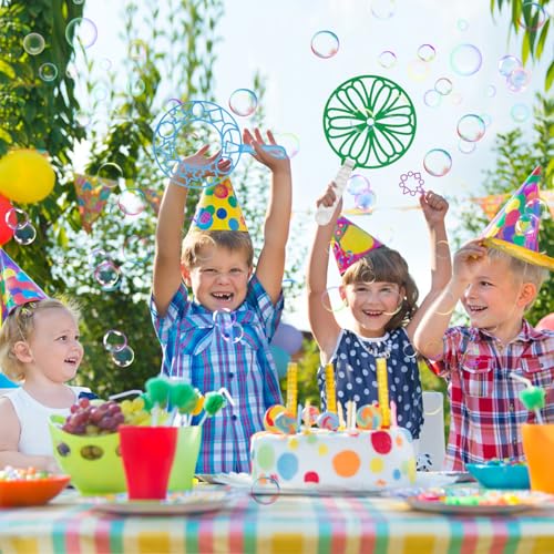 37Stück Seifenblasen Set 2 Paar Seifenblasen Groß Stab Perfekt Bubble Sticks Geschenke Buntes Seifenblasen Spielzeug für Sommer Outdoor Kinder Geburtstag Partys Hochzeit