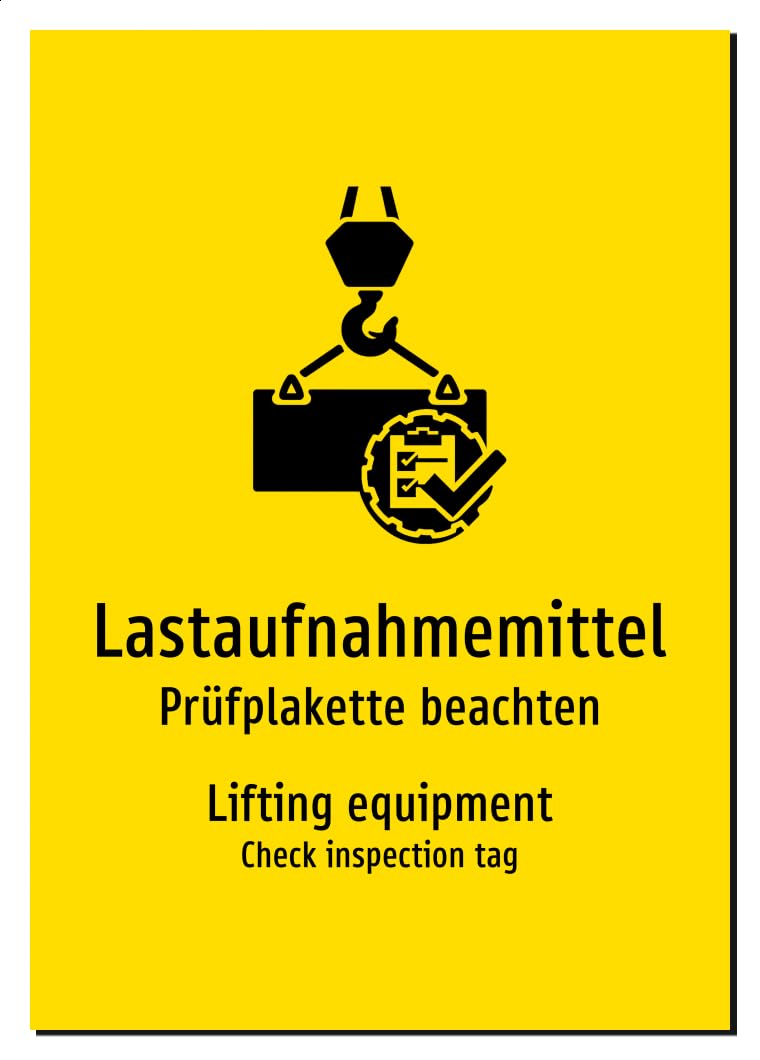 66831-DEEN-S-13 | Lastaufnahmemittel/Lifting equipment Schild