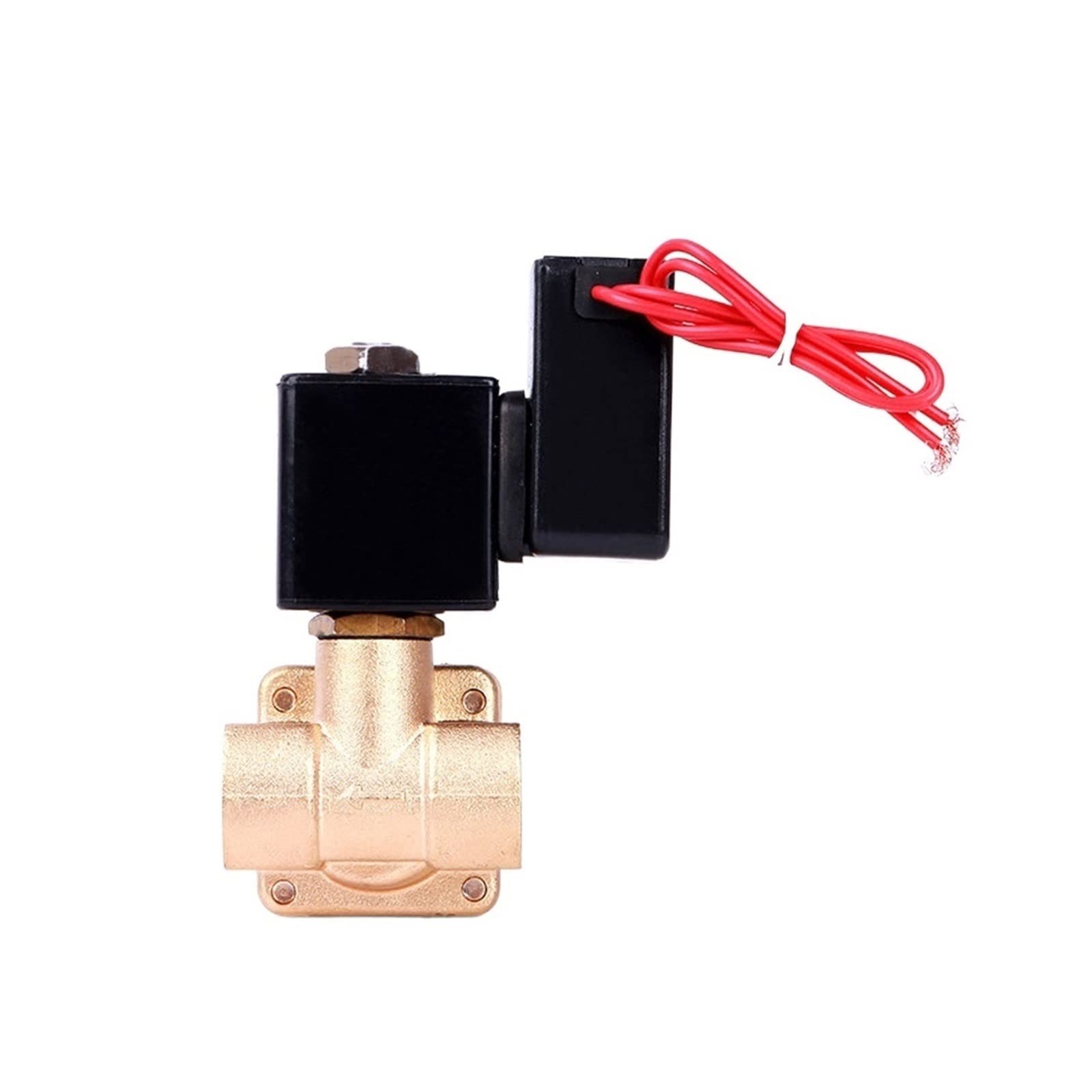 Électrovanne 24VDC haute pression en laiton 1/4 NC avec joint EPDM étanche