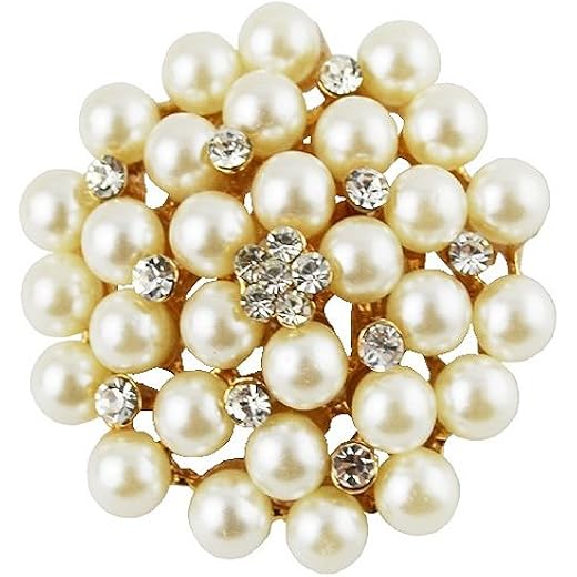 Pearl Garland Brooch for Girls