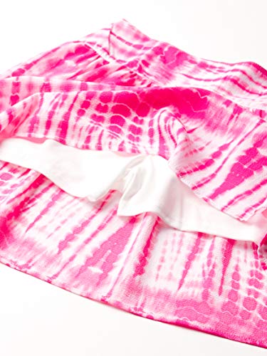 Image of Speechless Girls' Tie Front Top and Short Skirt Set