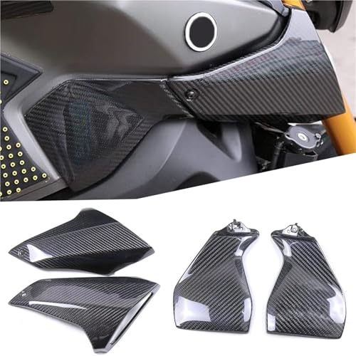 Ailettes de carénage en carbone pour YAMAHA FZ-09 2013-2016 look racing