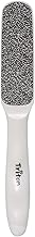 TRITON Professional One Sided Lazer Cut Nickel Plate Foot Scrapper for Pedicure, Callus Remover for Feet Foot Scrubber for Women n Men_White