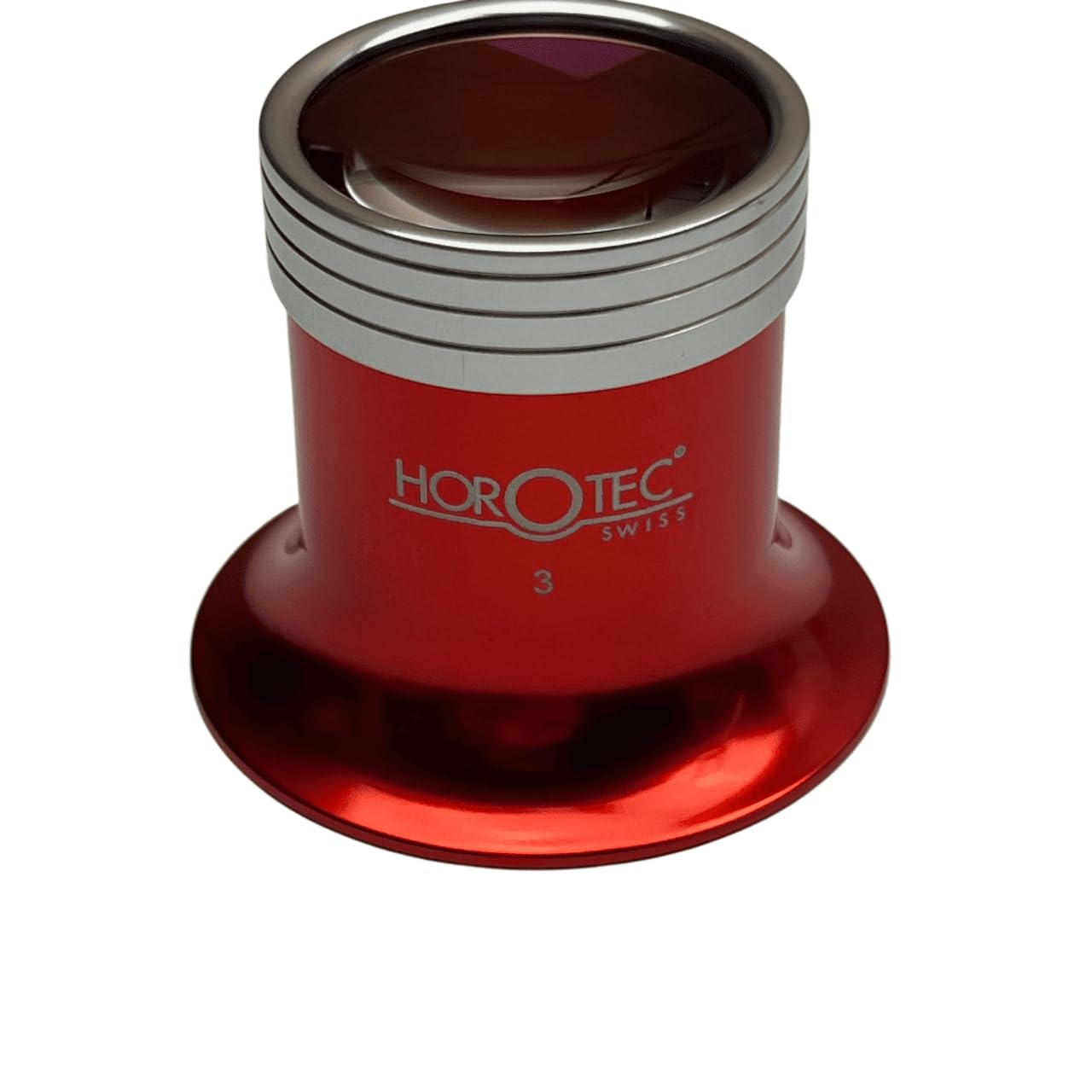 HORUS 135−50x39 レッド Amazon.com: Horotec MSA00.033-3 Red Anodized Loupe, 3.5X