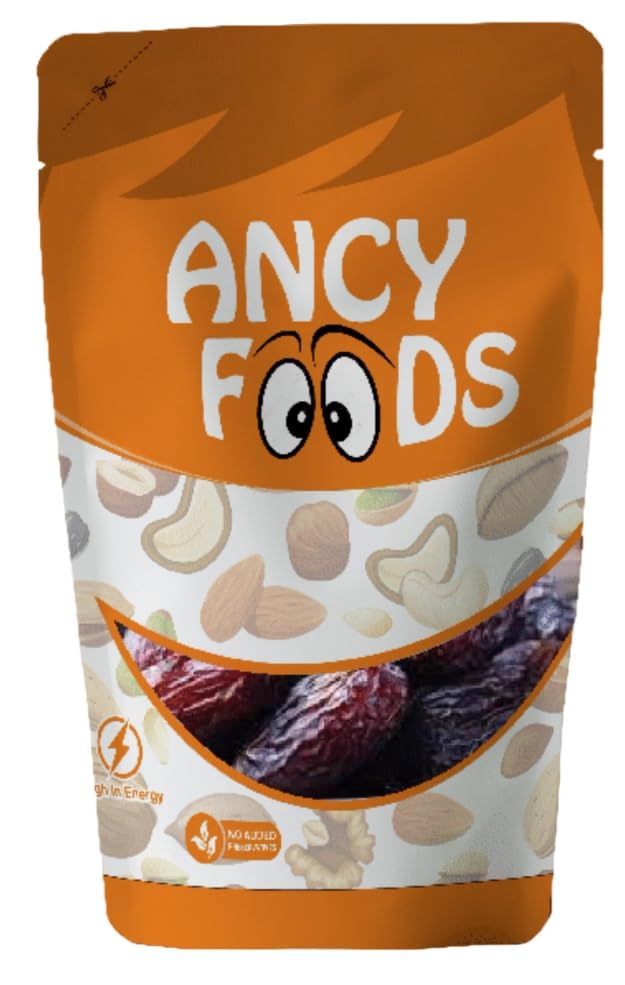 Image of Ancy Khajoor 250 Grams - Traditional Dates | Rich in Vitamins, Minerals, and Natural Sweetness | High Quality Khajoor or Dates | Soft Khajur with Chewy Texture | No Added Sugar | Healthy Khajoor / Dates Dry fruit for Kids & Adults | Kharjura | Kharjoor