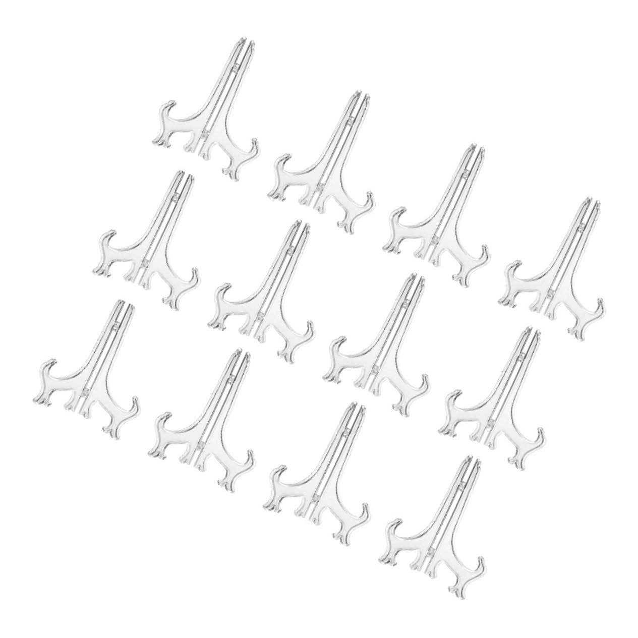 Alipis Art Dish Storage Stands 10 Pcs Display Plate Rack Practical Laptop Brackets for Home Decor