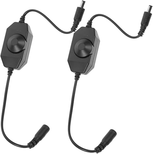 Miniatura 3 de DOITOOL 10 Pcs Light Modulator Led Tape Dimmer Led Lamp Lighting Lampara Recargable Led Tape Light Led Strip Rotary Desk Lamp Control Plastic Light