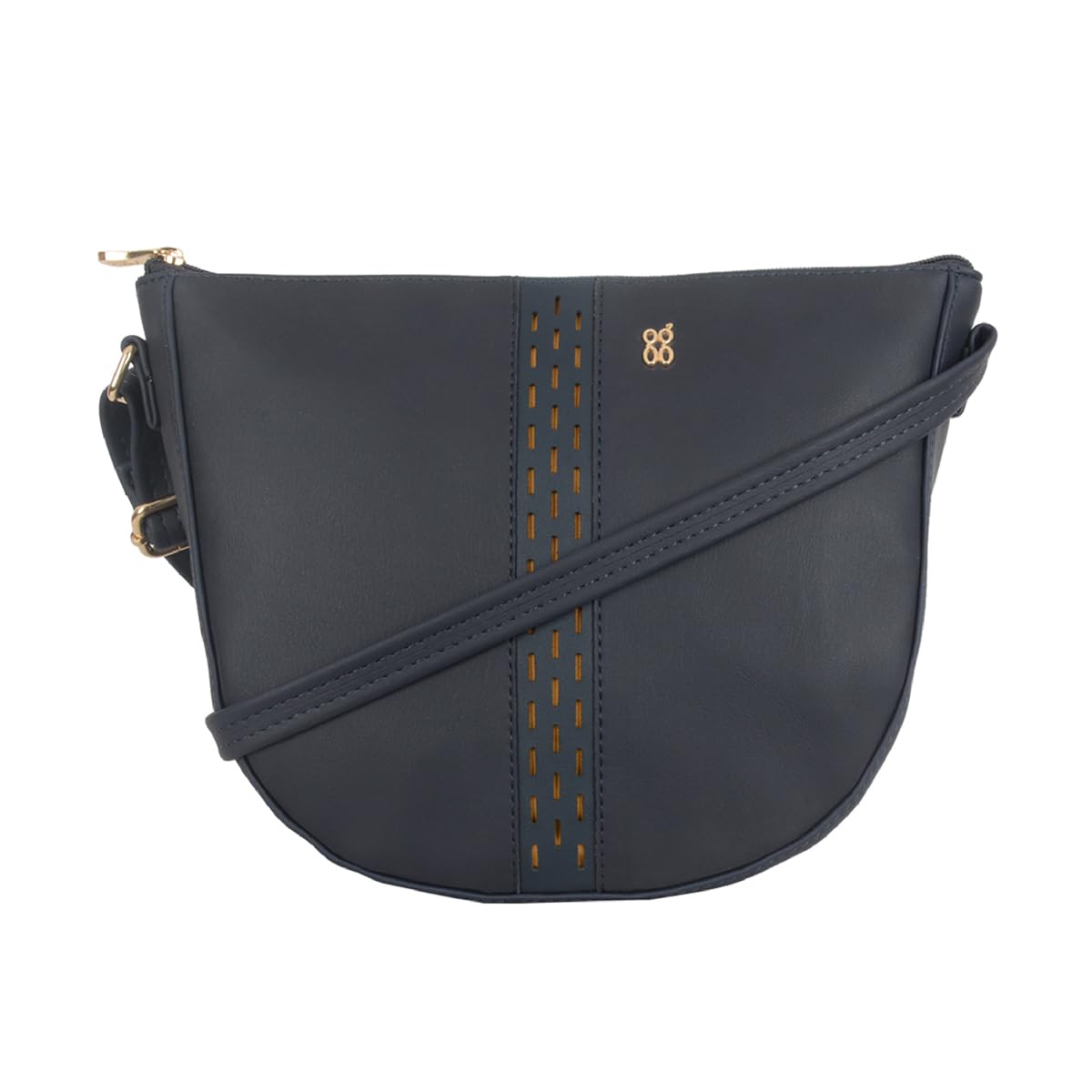 Baggit Women Blue Saddle Sling Bag Medium Size | Ladies Stylish Casual Cross Body Purse Handbag (B0CZLK81HH) Amazon Price History, Amazon Price Tracker