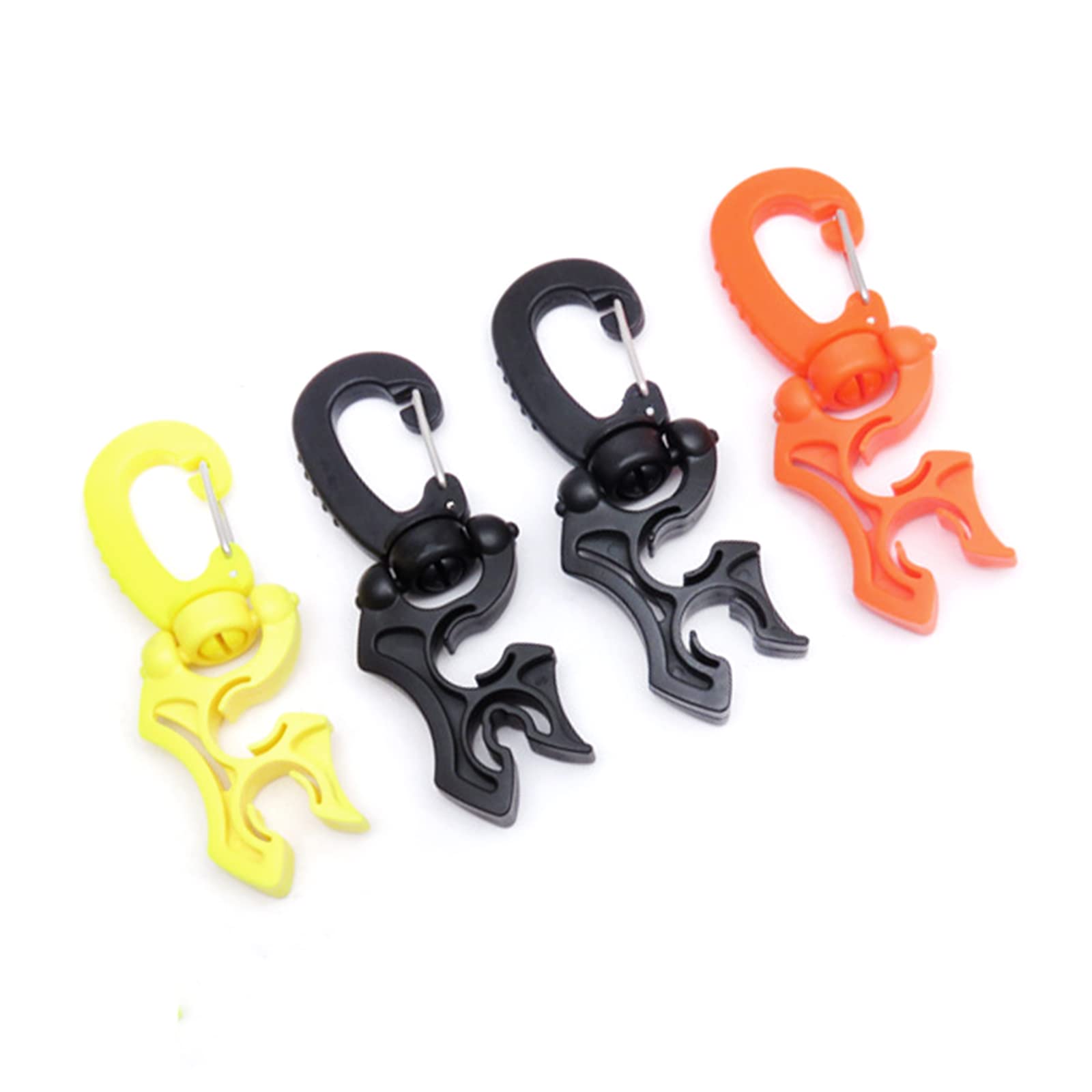 Support Double Pour Tuyau De Plongée – Clip Régulateur BCD Avec Mousqueton 360°, En Nylon Et Inox, 4 Couleurs Dispo