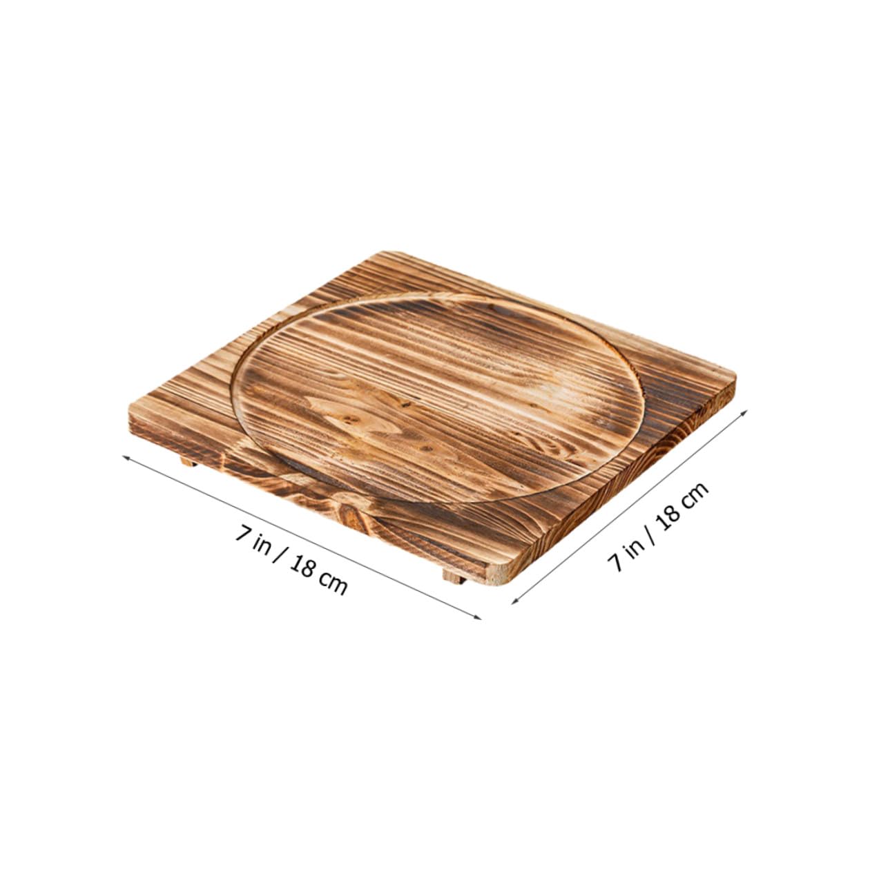 DOITOOL Tapete Aislante de Calor de Madera Resistente y Antideslizante para Ollas y Cazuelas, Suministro Práctico para Cocina Fácil de Limpiar