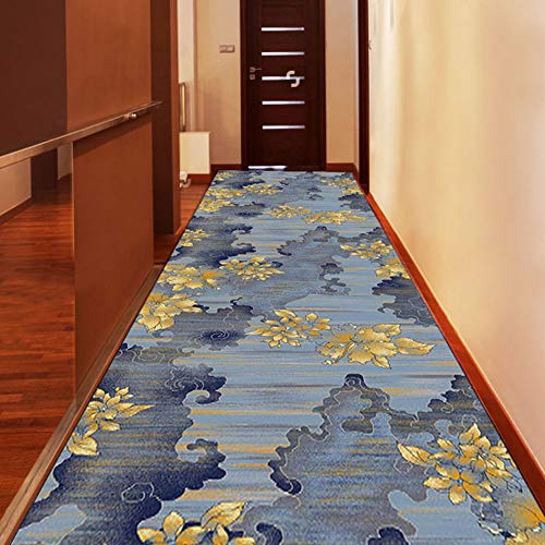 Tapis de passage d'allée 3D moderne en polyester lavable 0.6x2m