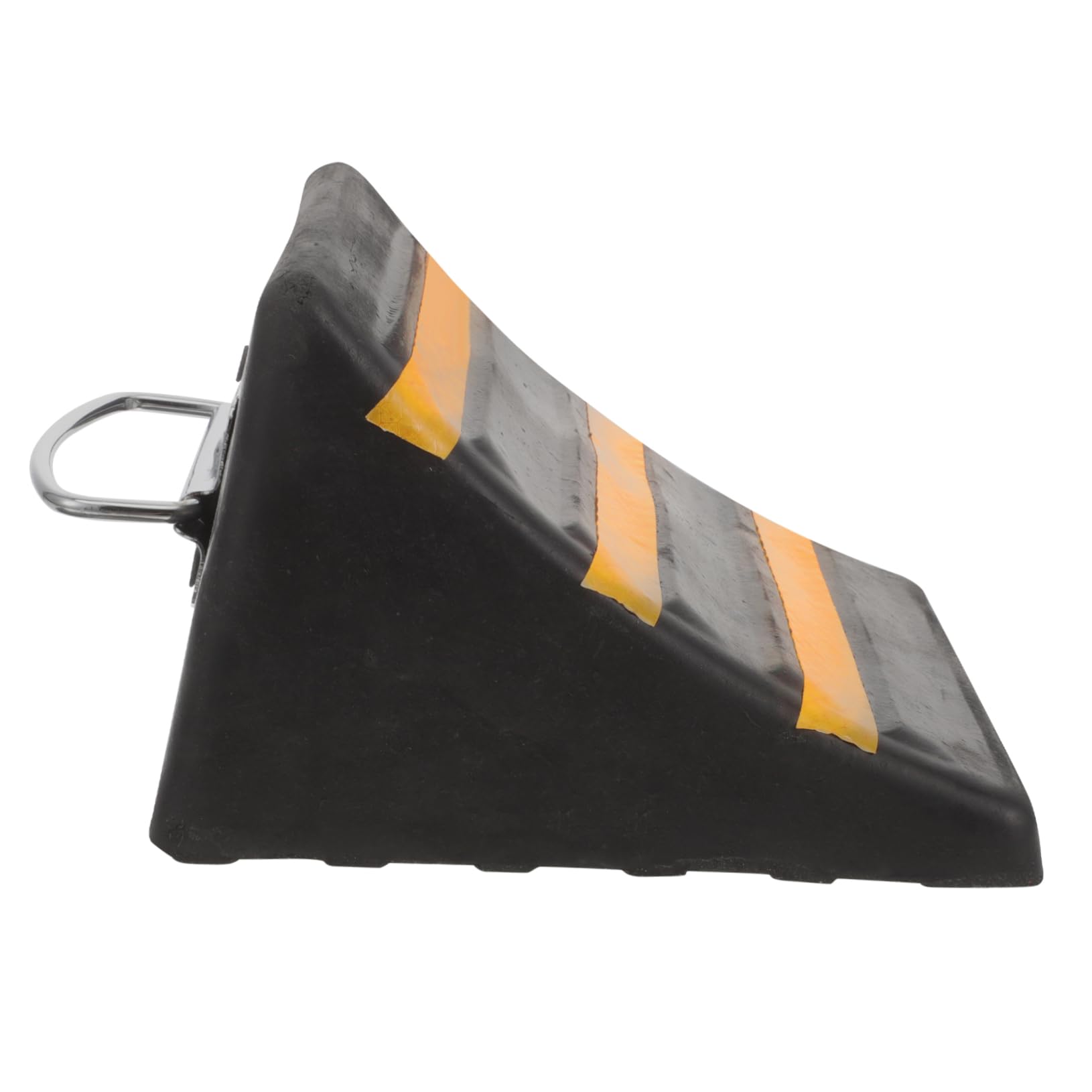 GRIRIW Portable Rubber Wheel Chock for Car Trailers Skid Tire Support Pad Heavy Duty Vehicle Ramp for Truck and Rv Parking Compact Design for and Transport